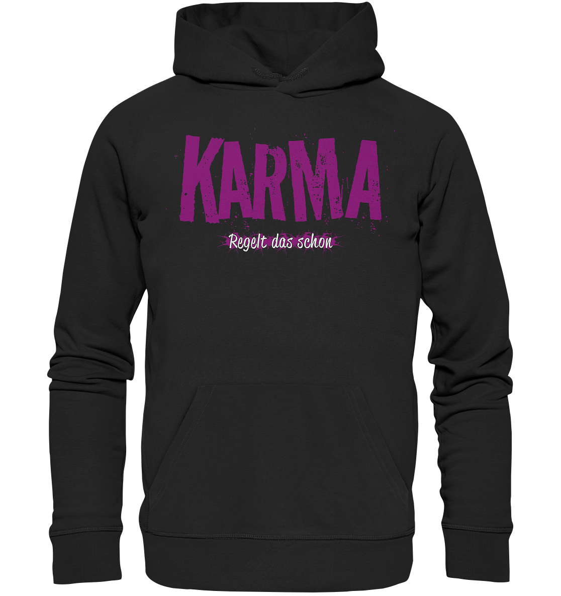 Karma regelt das schon - Premium Bio Hoodie