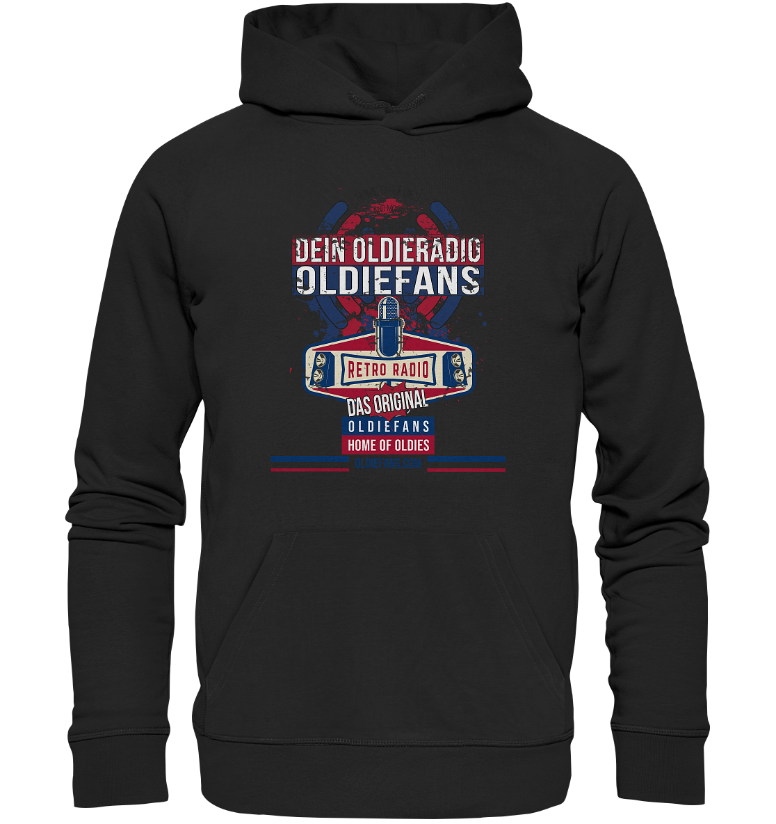 Oldiefans Retro Radio Logo - Premium Bio Hoodie