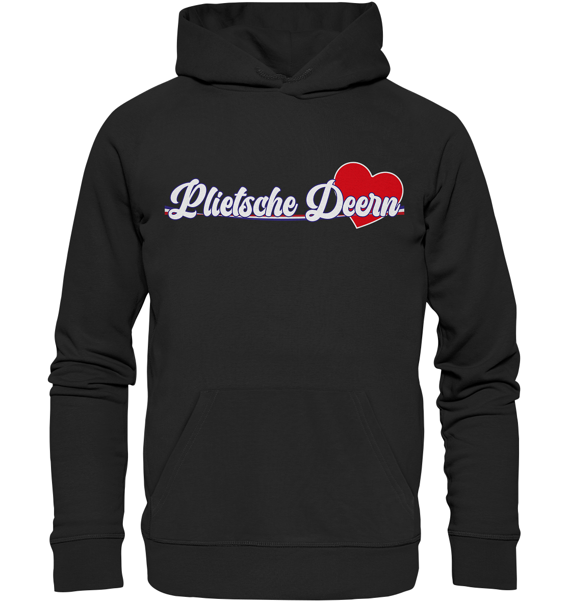 Plietsche Deern - Premium Bio Hoodie