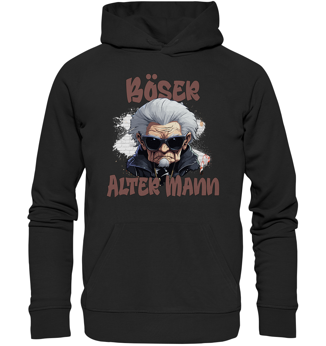 Böser alter Mann 2024 - Premium Bio Hoodie