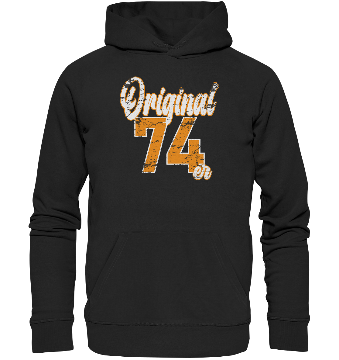 Original 74er 50.Geburtstag - Premium Bio Hoodie