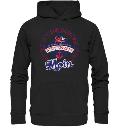 Moin Küstenzeit - Premium Bio Hoodie