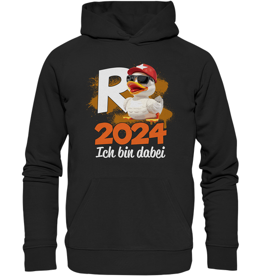 Rente 2024 Ich bin dabei - Premium Bio Hoodie