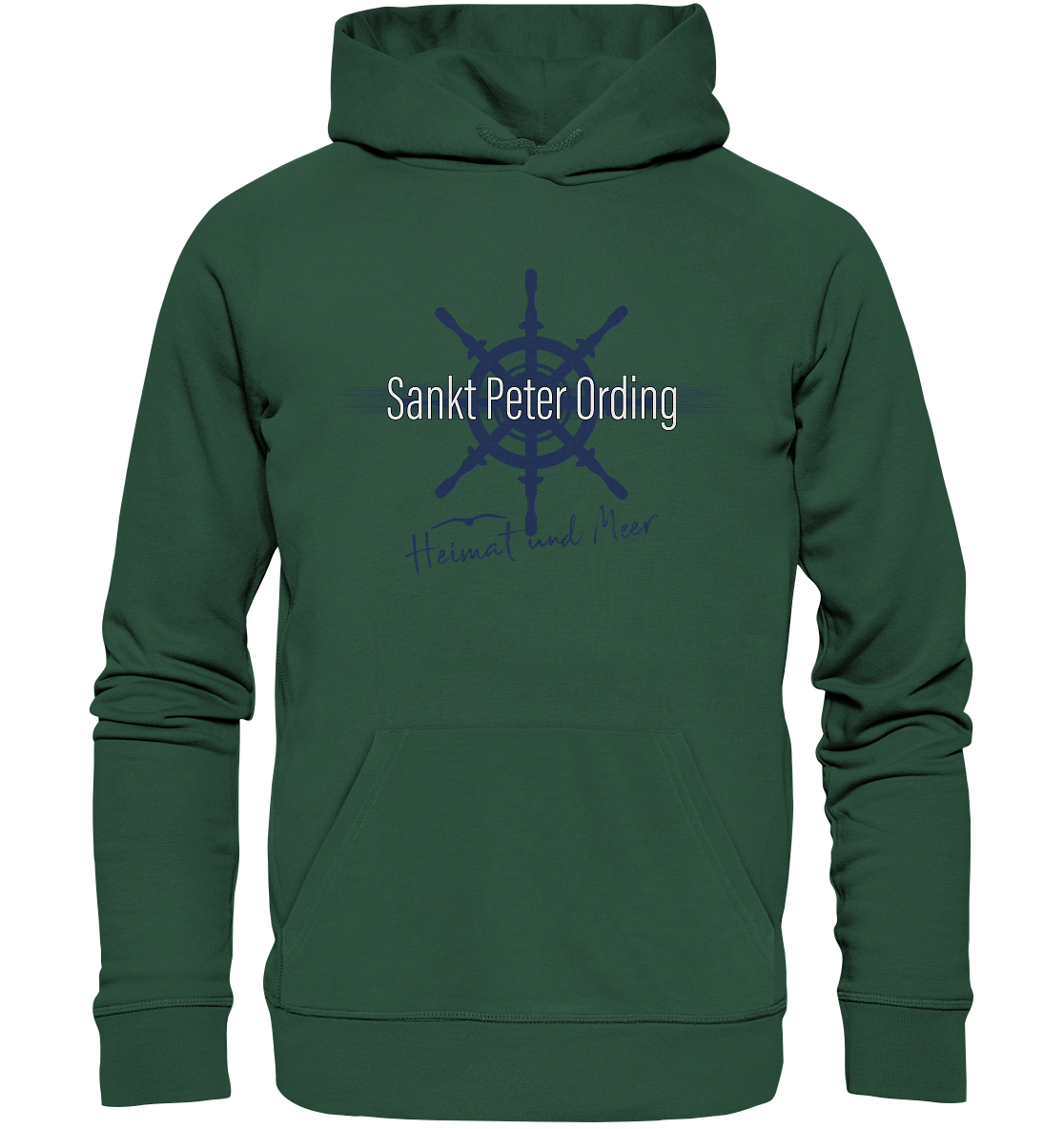 Sankt Peter Ording Heimat und Meer - Premium Bio Hoodie