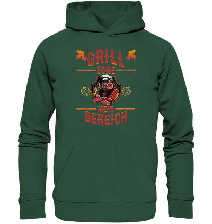 Grill Zone Mein Bereich - Premium Bio Hoodie