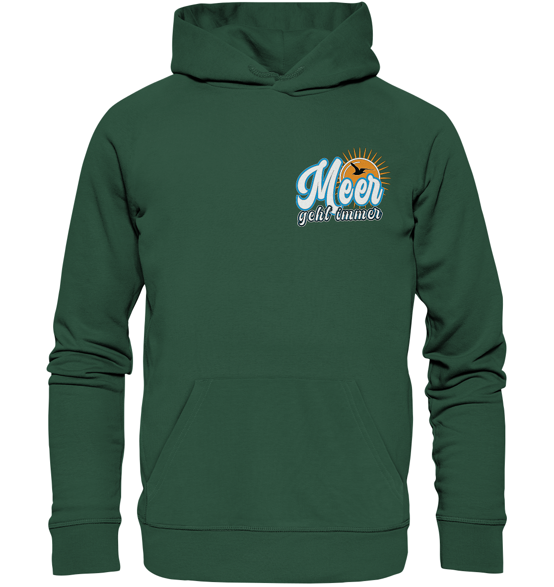 Meer geht immer - Premium Bio Hoodie