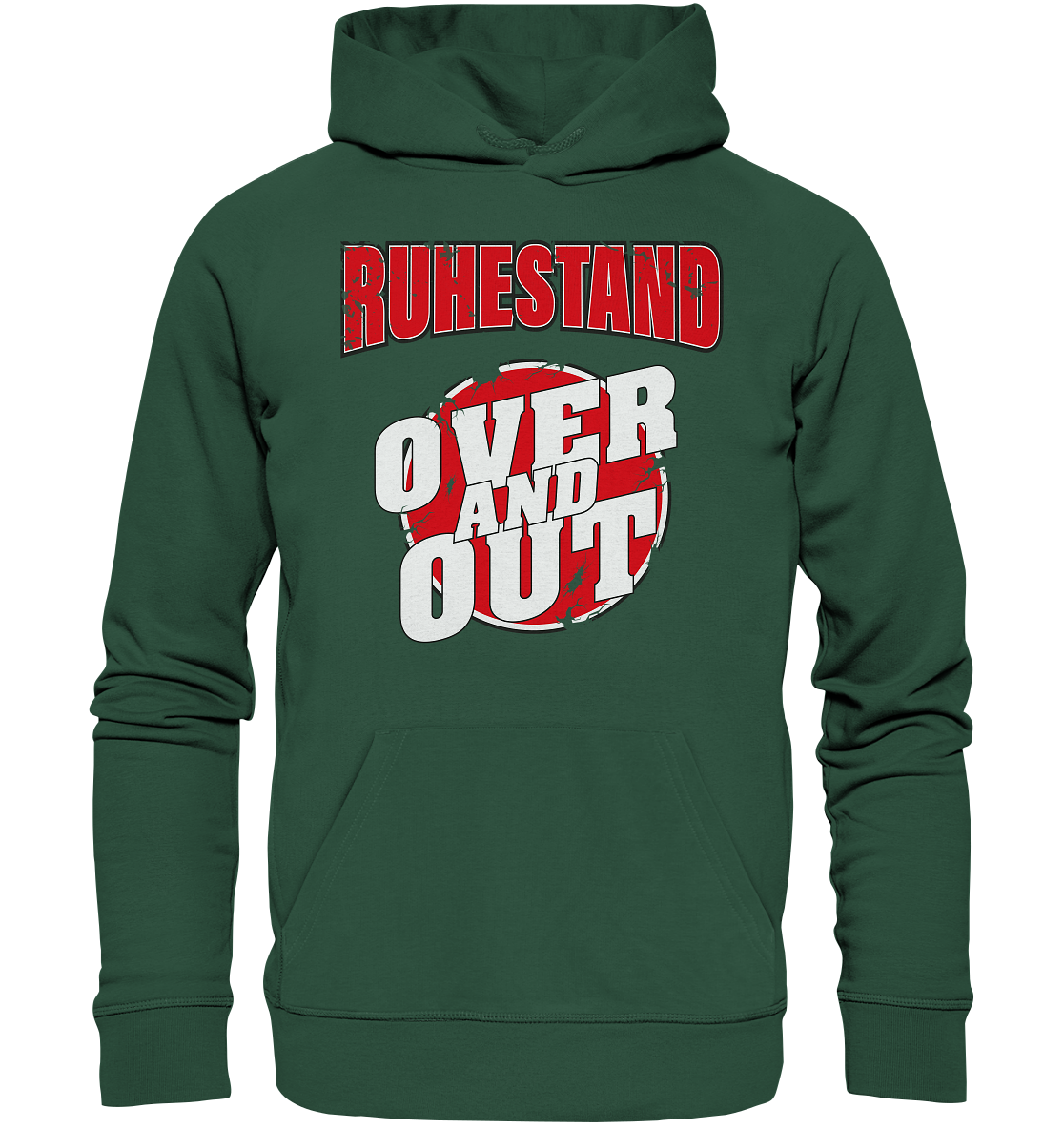 Ruhestand Over and Out - Premium Bio Hoodie