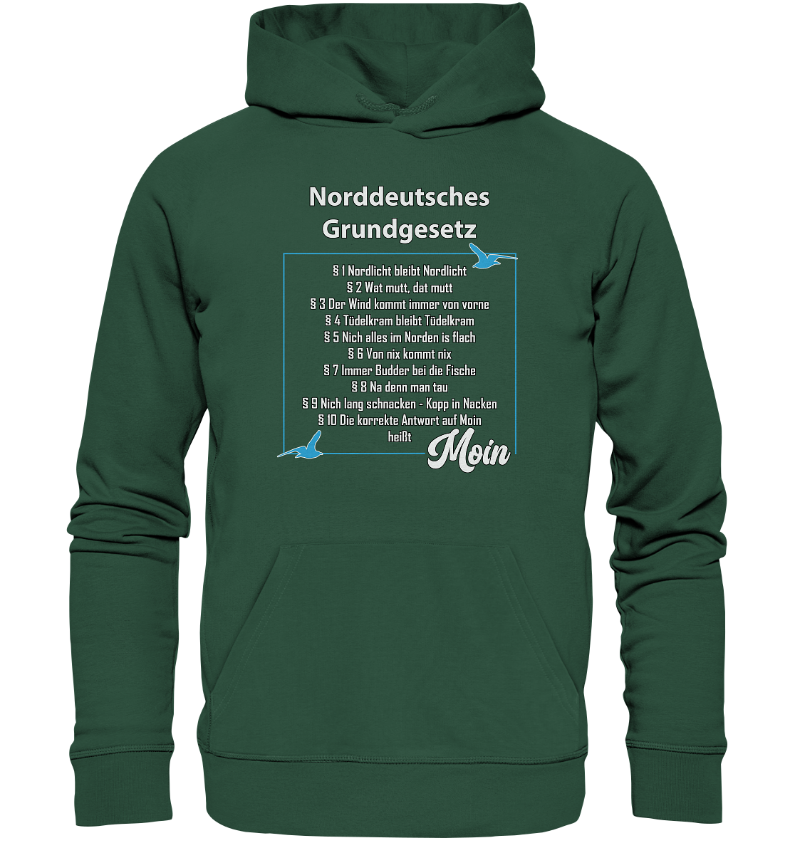 Norddeutsches Grundgesetz - Premium Bio Hoodie