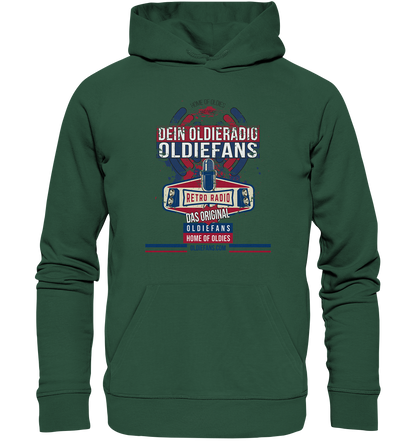 Oldiefans Retro Radio Logo - Premium Bio Hoodie