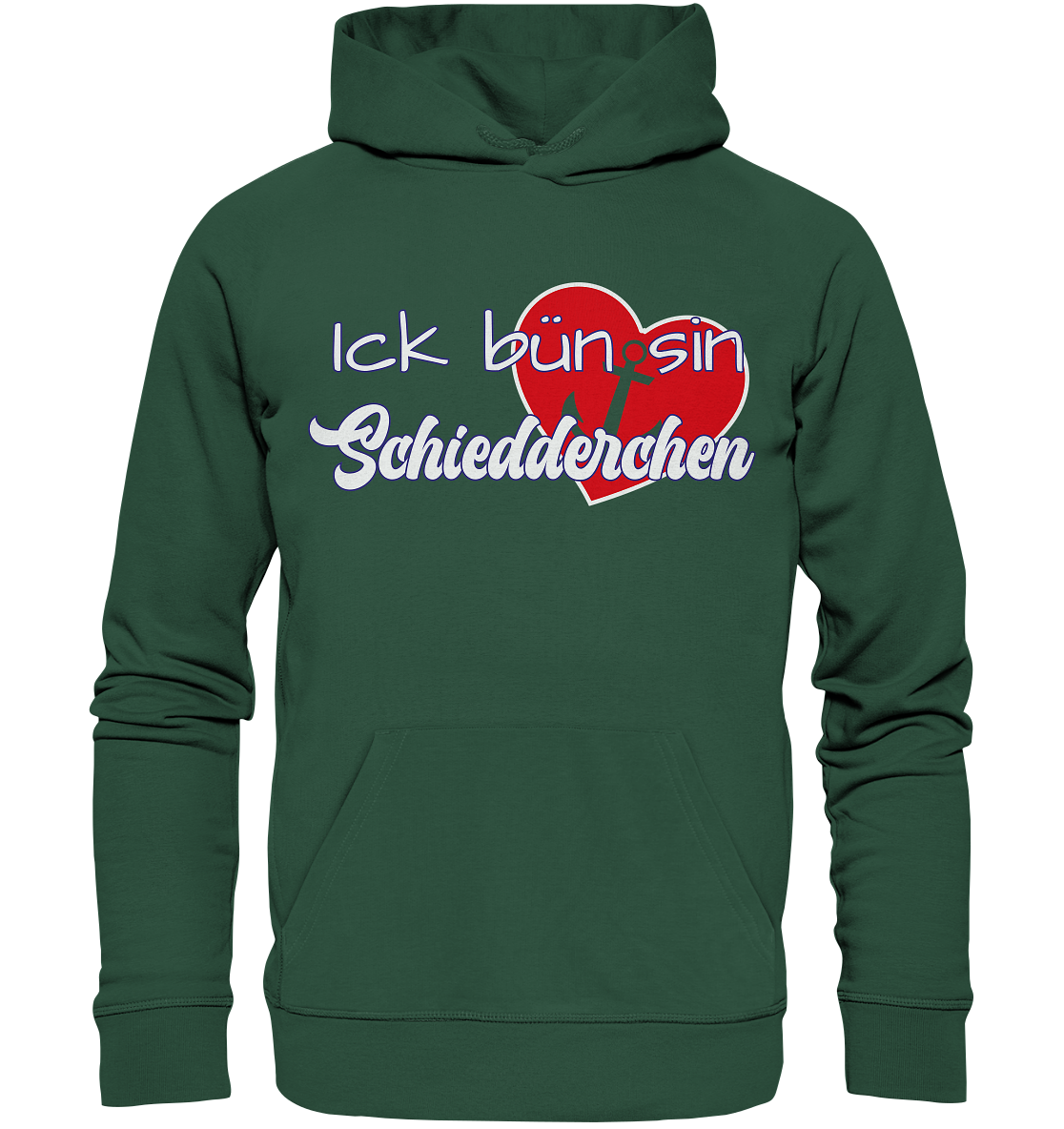 Ick bün sin Schiedderchen - Premium Bio Hoodie