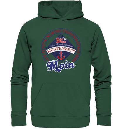 Moin Küstenzeit - Premium Bio Hoodie