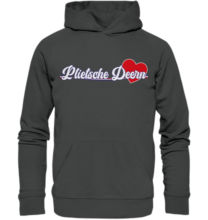 Plietsche Deern - Premium Bio Hoodie