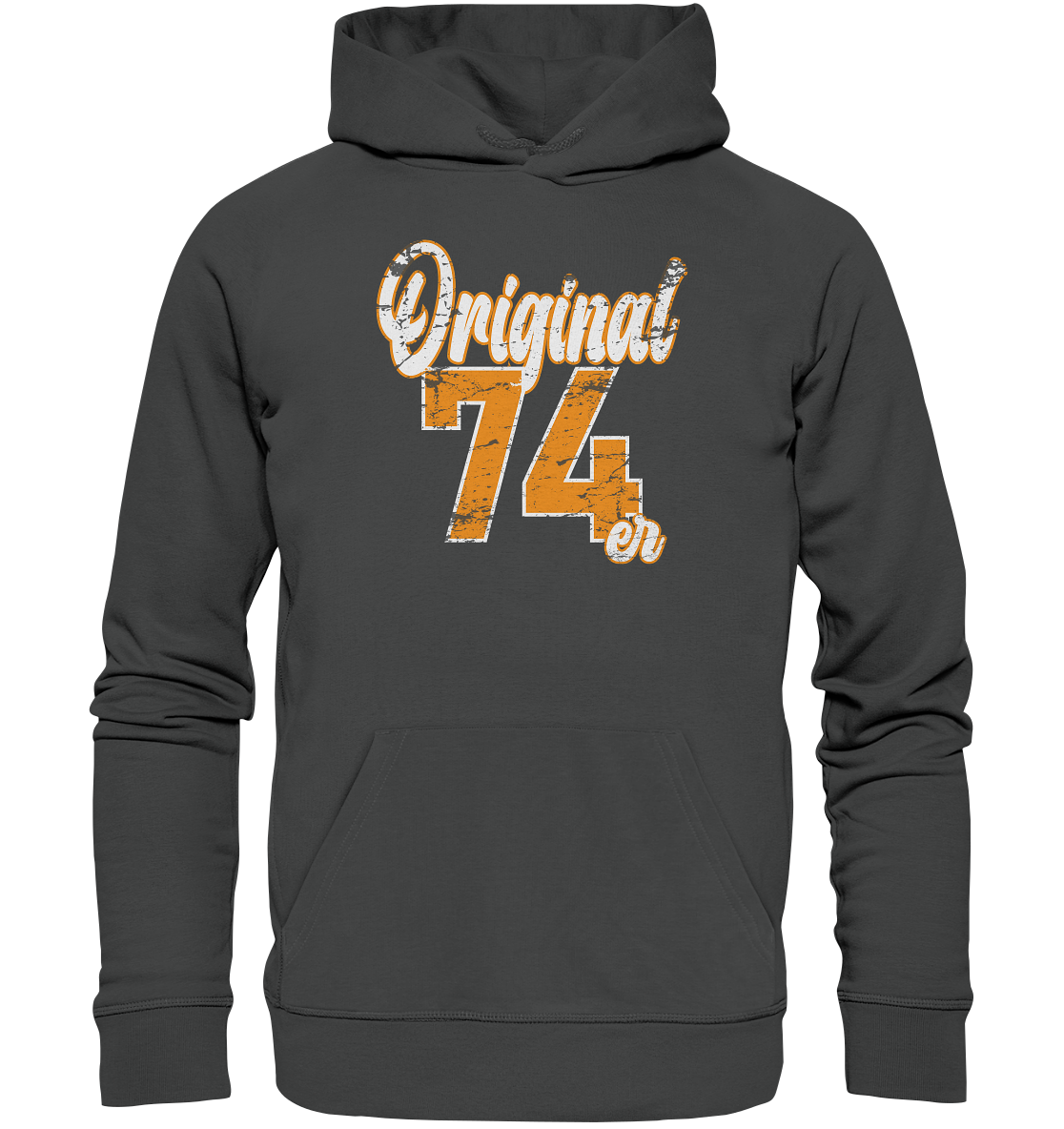 Original 74er 50.Geburtstag - Premium Bio Hoodie