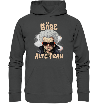 Böse alte Frau 2024 - Premium Bio Hoodie