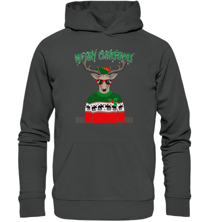 Merry Christmas Rentier - Premium Bio Hoodie