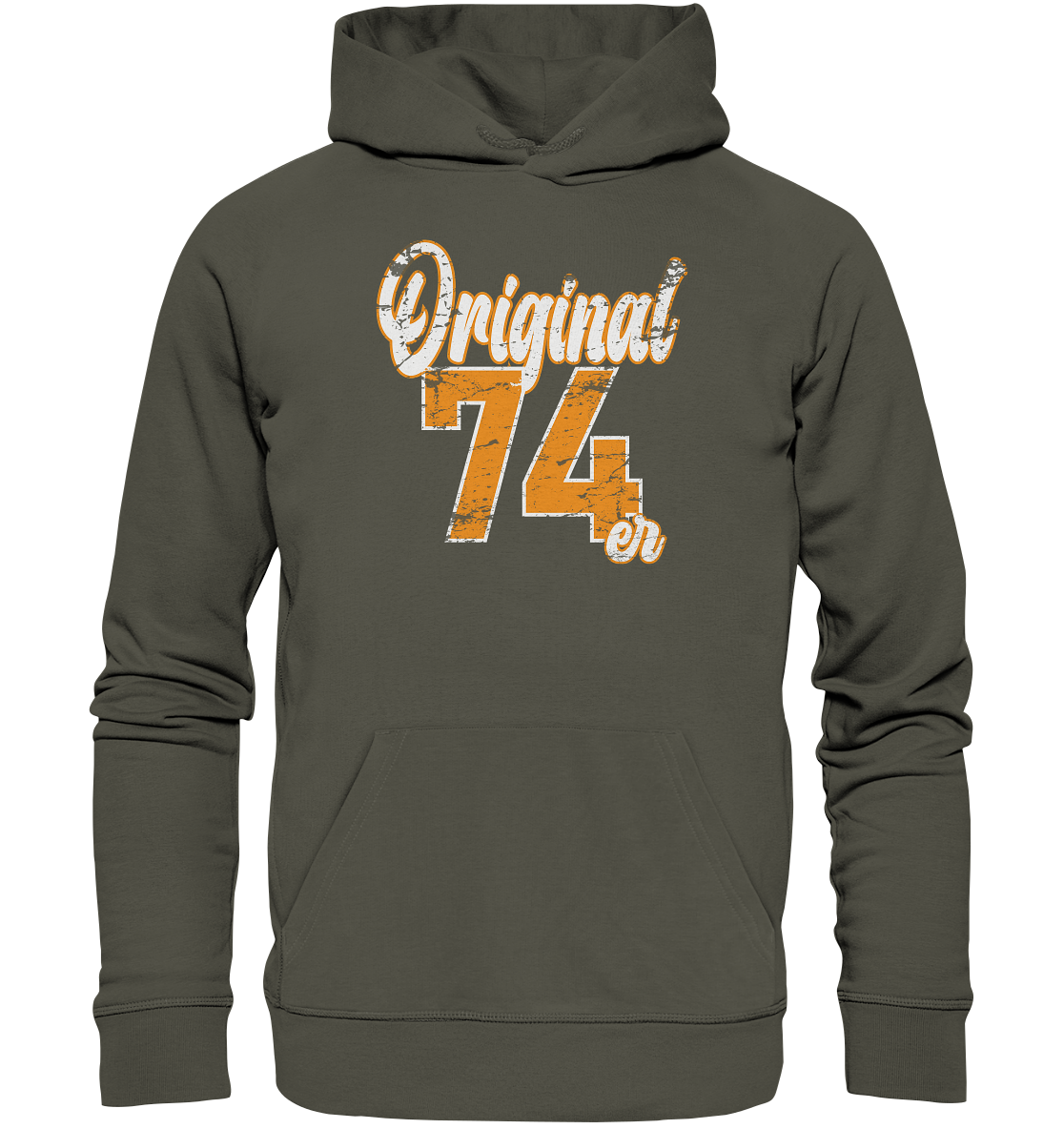 Original 74er 50.Geburtstag - Premium Bio Hoodie