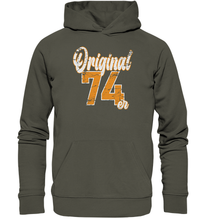 Original 74er 50.Geburtstag - Premium Bio Hoodie