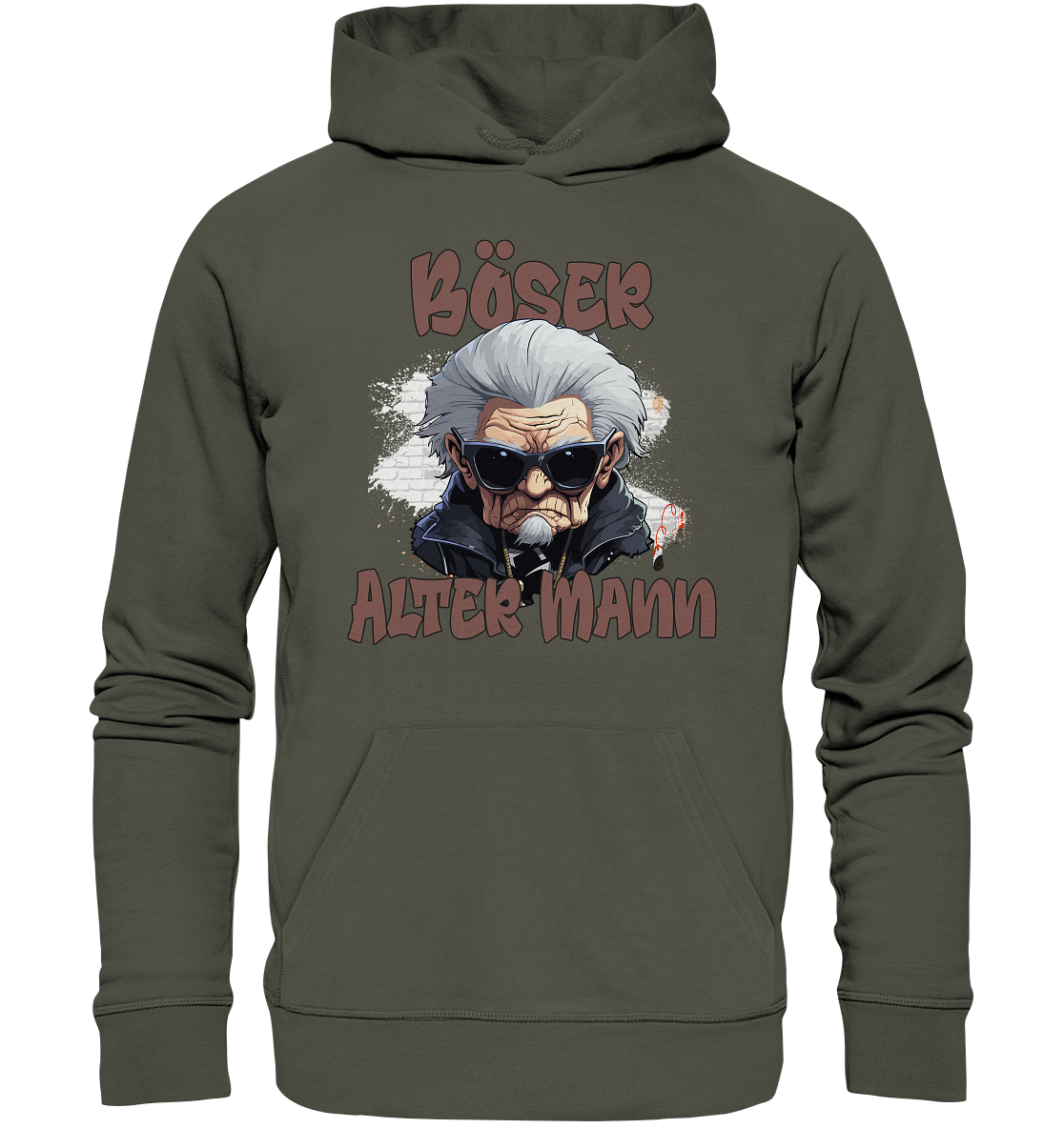 Böser alter Mann 2024 - Premium Bio Hoodie