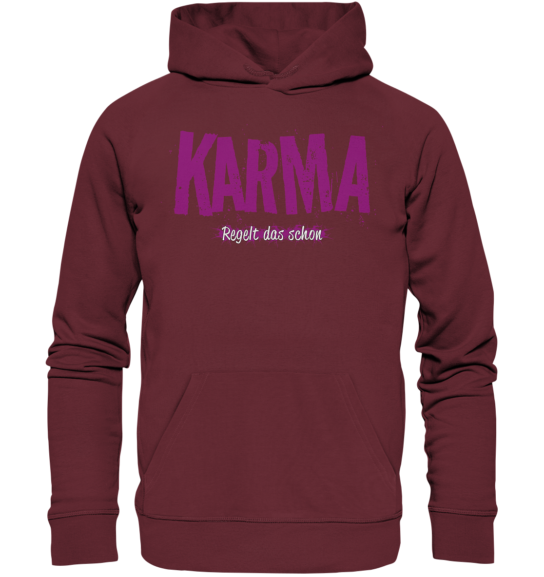 Karma regelt das schon - Premium Bio Hoodie