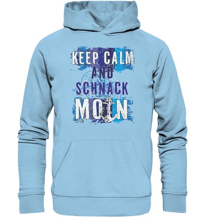 Keep Calm and schnack Moin 2024 - Premium Bio Hoodie