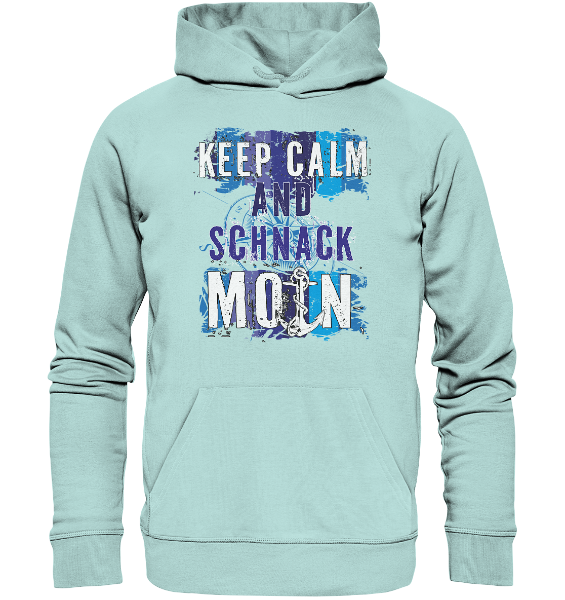 Keep Calm and schnack Moin 2024 - Premium Bio Hoodie