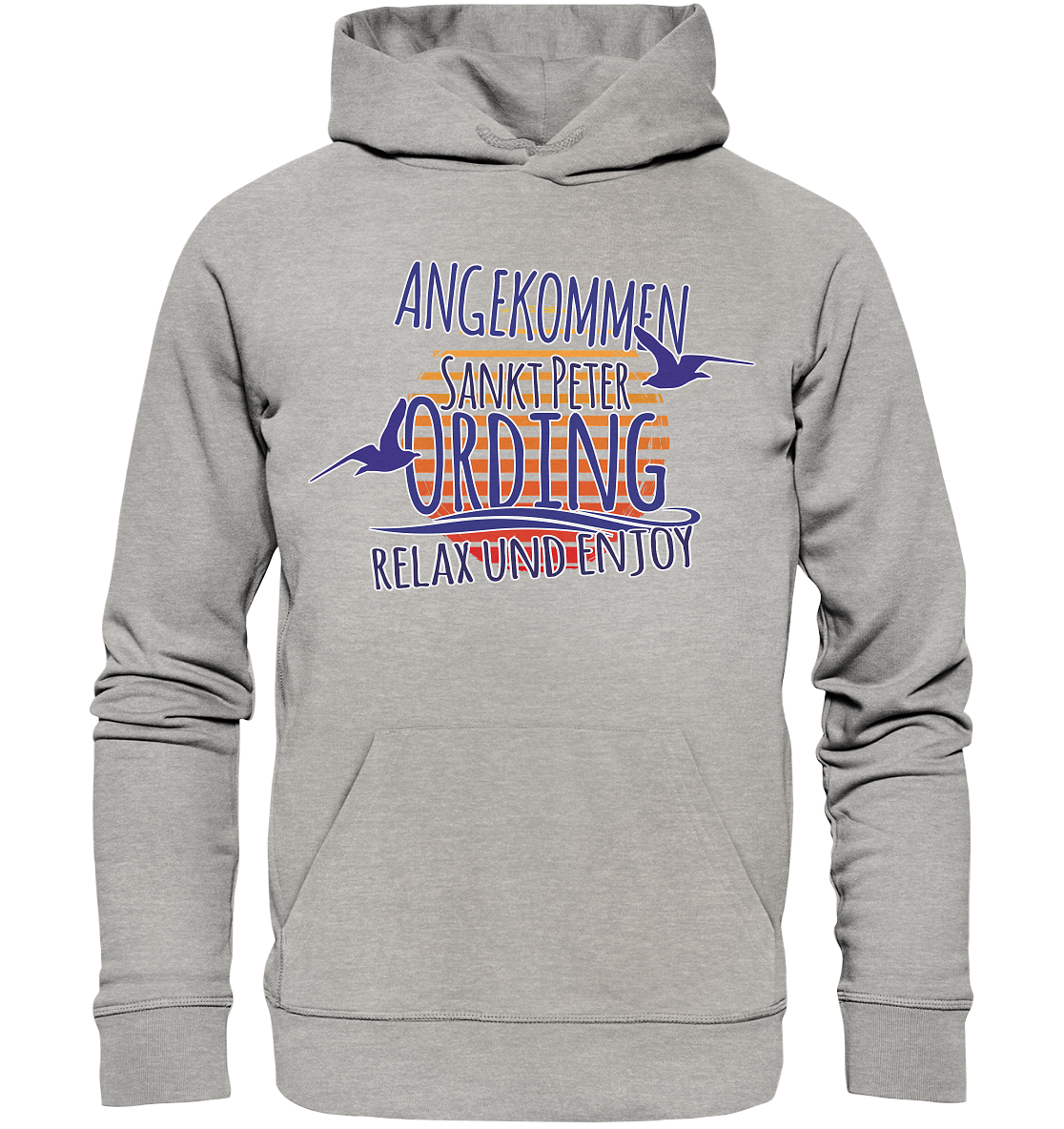 Angekommen Sankt Peter Ording - Premium Bio Hoodie