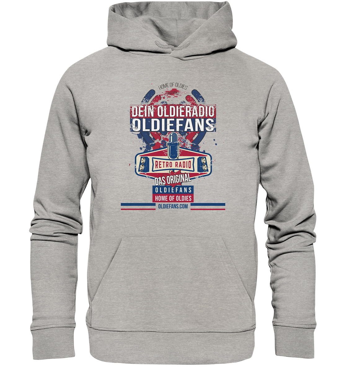 Oldiefans Retro Radio Logo - Premium Bio Hoodie