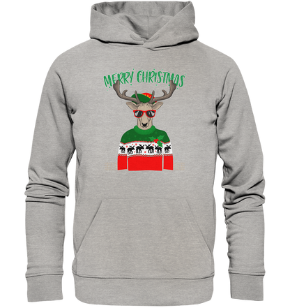 Merry Christmas Rentier - Premium Bio Hoodie