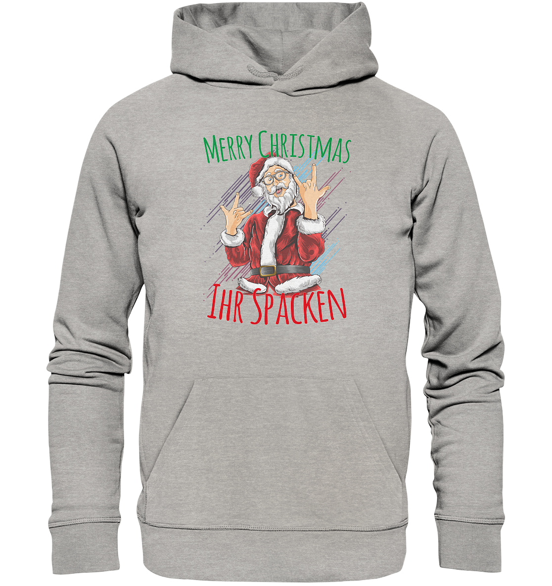 Merry Christmas Ihr Spacken - Premium Bio Hoodie