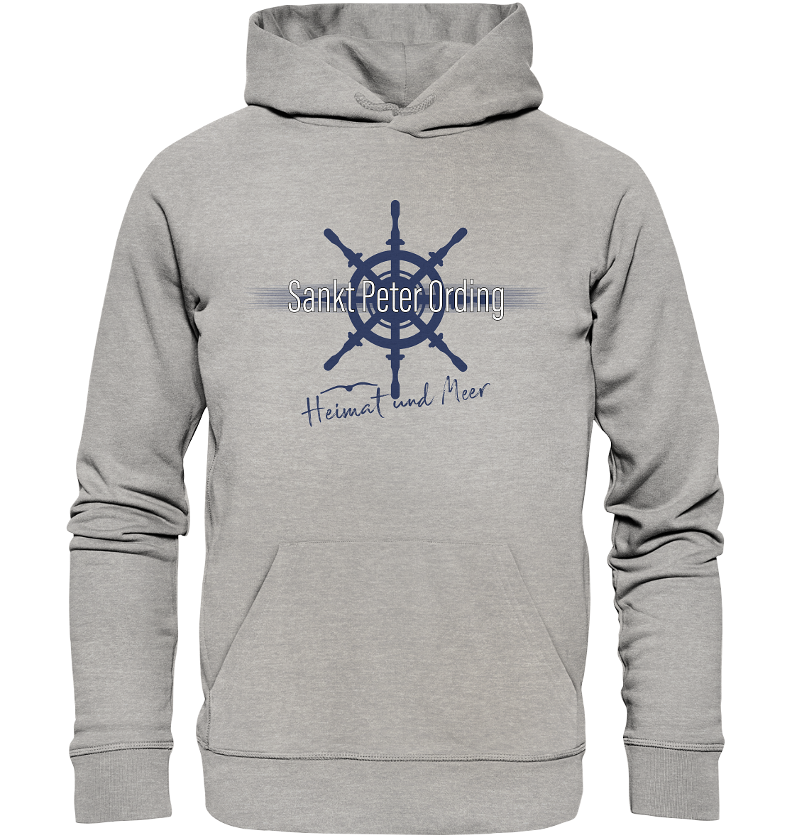 Sankt Peter Ording Heimat und Meer - Premium Bio Hoodie