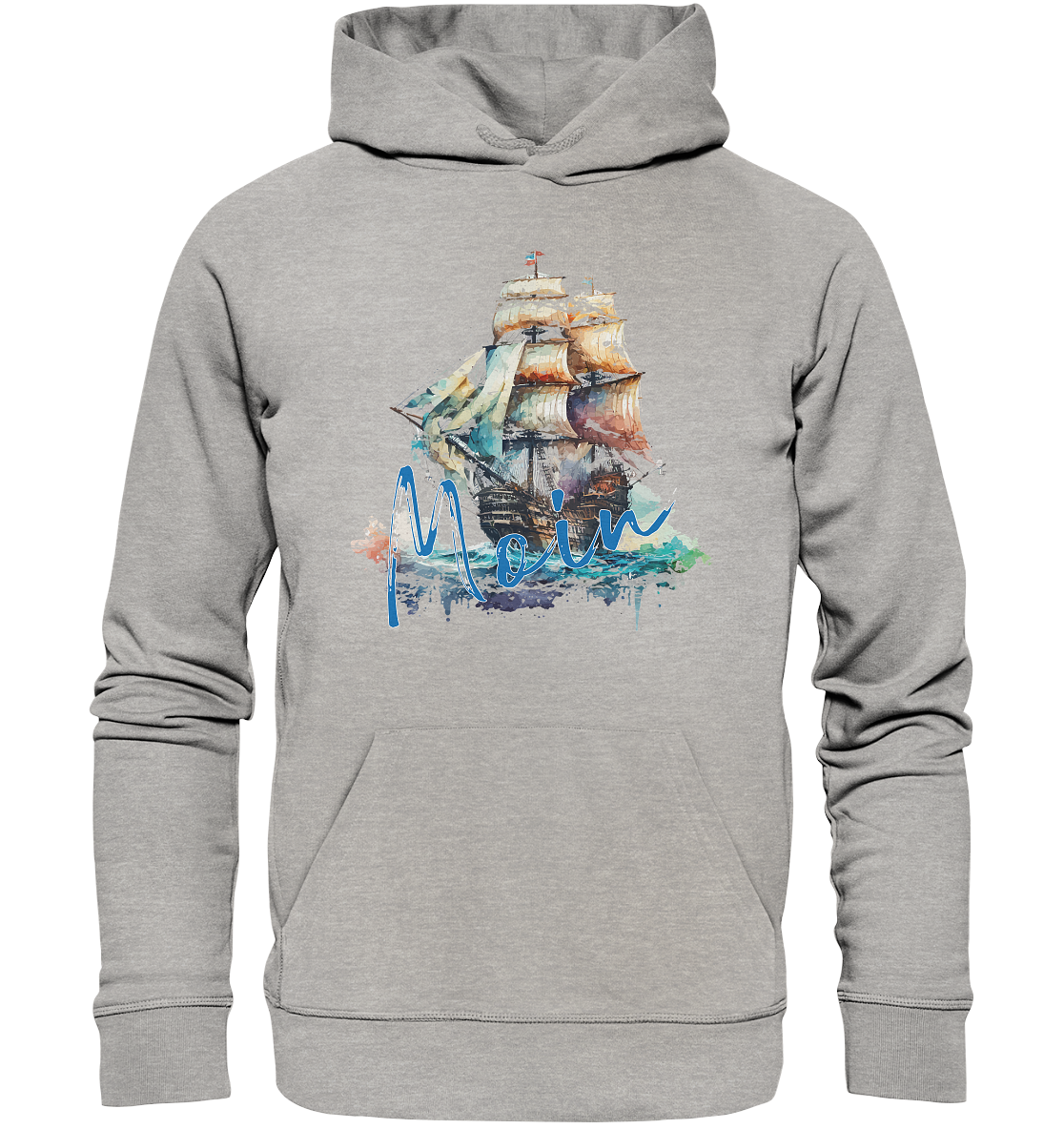 Moin alter Segler - Premium Bio Hoodie