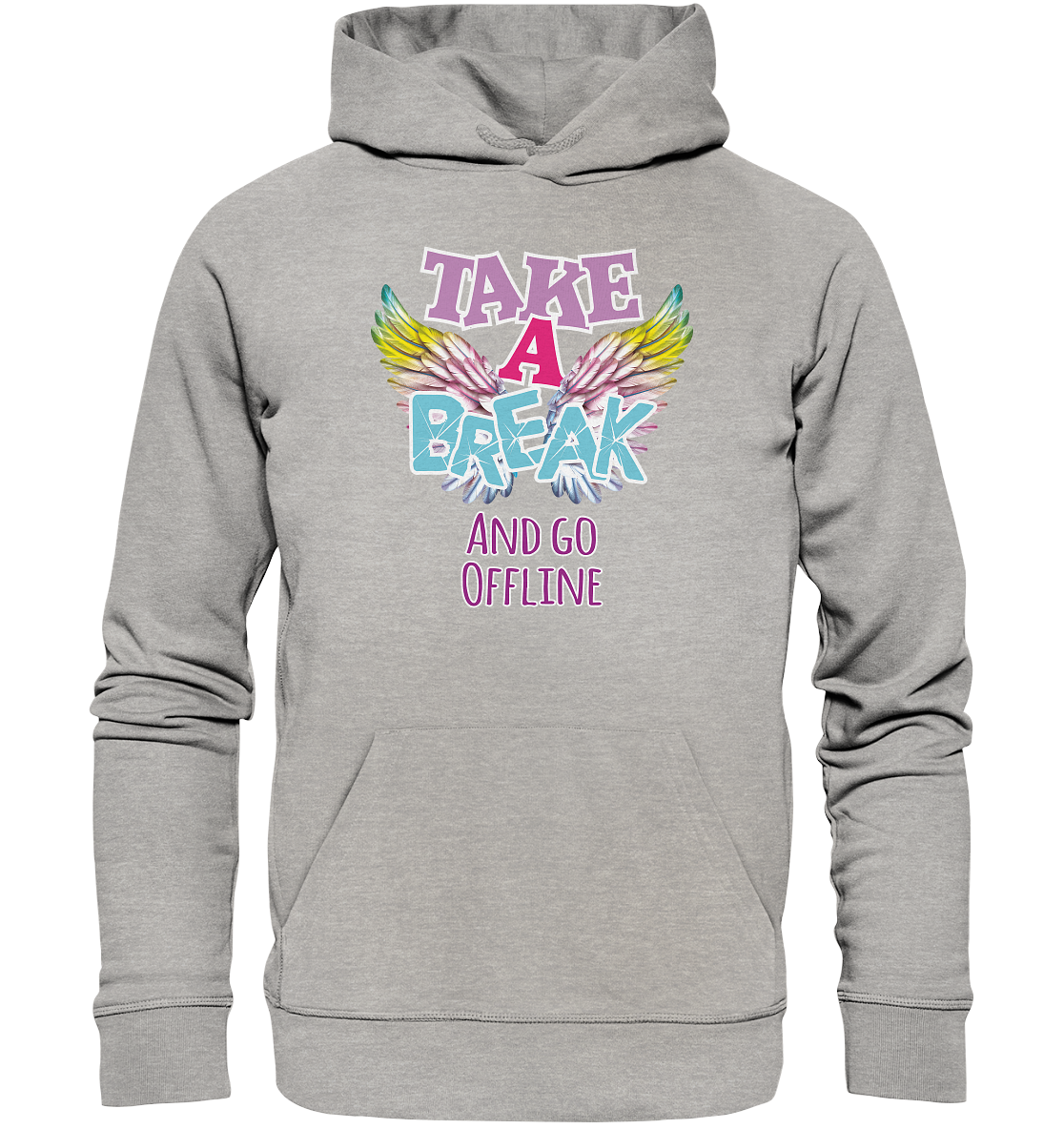 Take a Break and go Offline - Premium Bio Hoodie