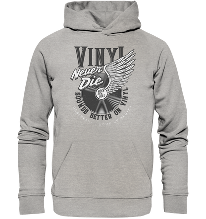 Vinyl Never Die - Premium Bio Hoodie