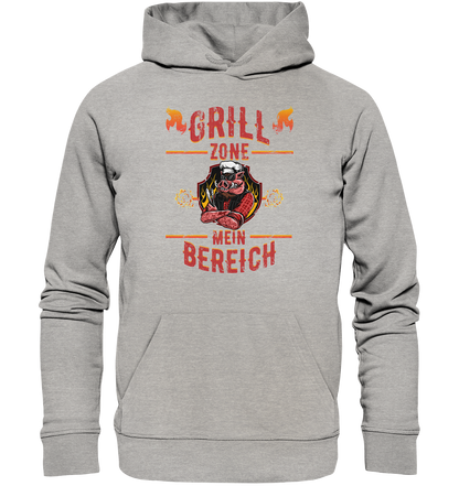 Grill Zone Mein Bereich - Premium Bio Hoodie