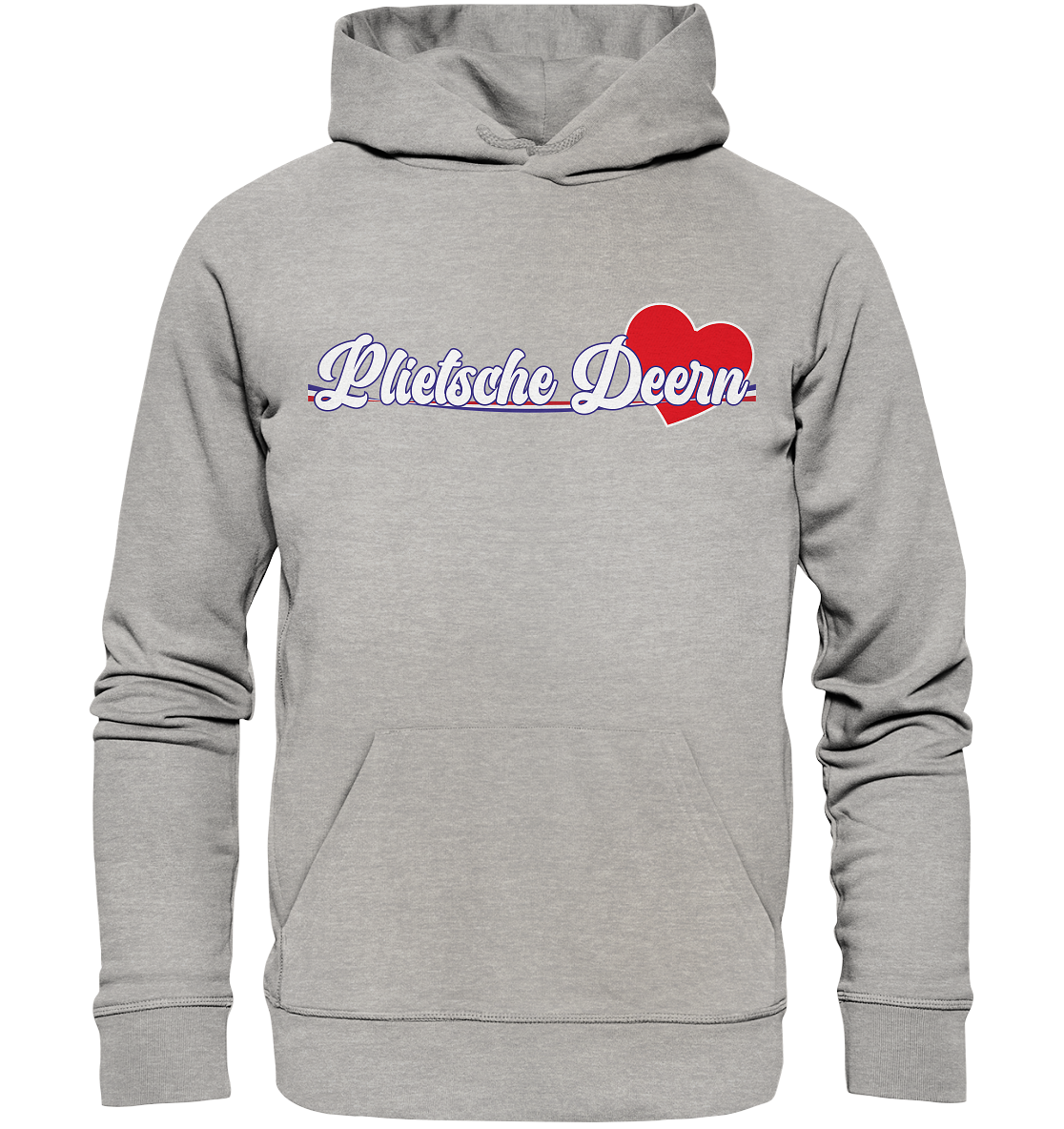 Plietsche Deern - Premium Bio Hoodie