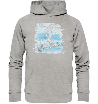 Offlinemodus Anker Aquarell - Premium Bio Hoodie