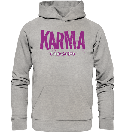 Karma regelt das schon - Premium Bio Hoodie