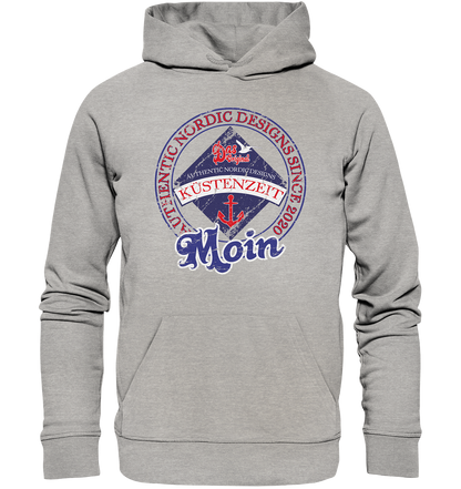 Moin Küstenzeit - Premium Bio Hoodie