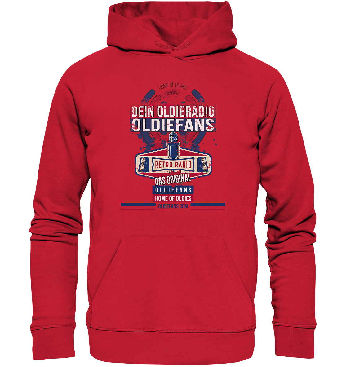 Oldiefans Retro Radio Logo - Premium Bio Hoodie