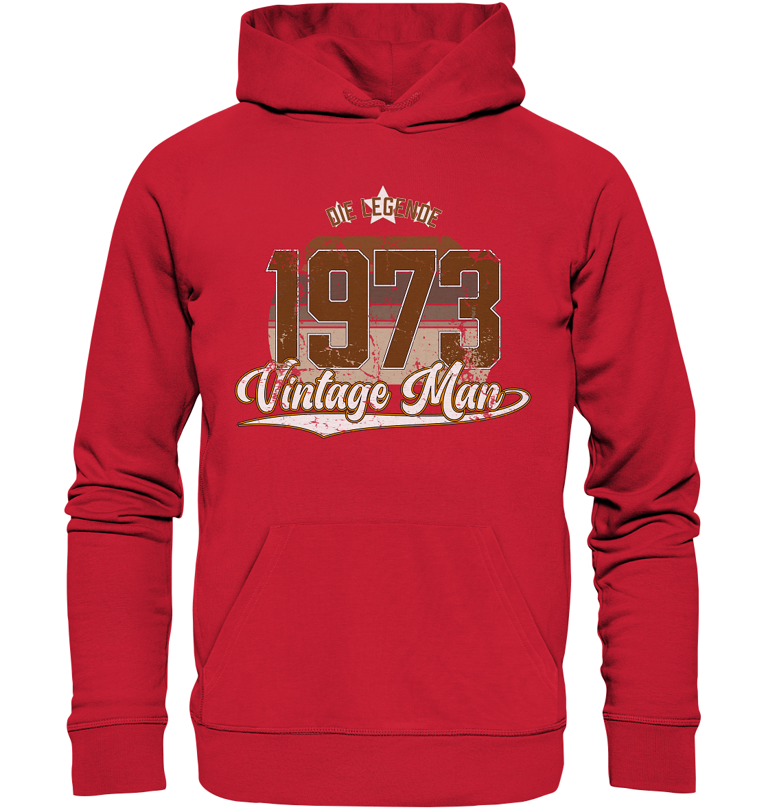 Vintage Man 1973 Geburtstag - Premium Bio Hoodie