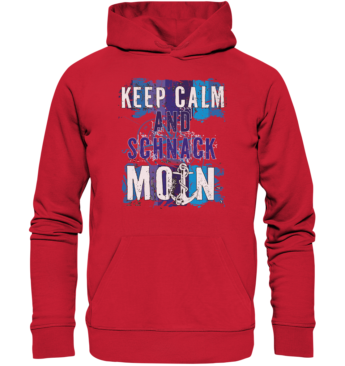 Keep Calm and schnack Moin 2024 - Premium Bio Hoodie