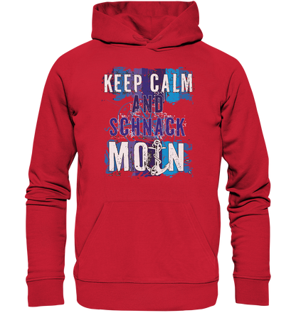 Keep Calm and schnack Moin 2024 - Premium Bio Hoodie