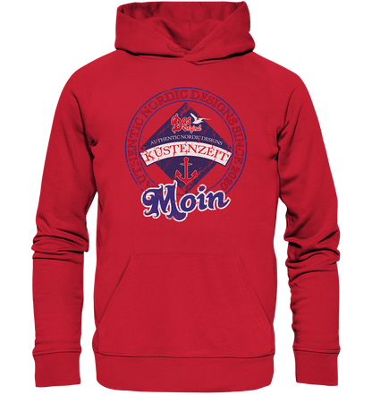 Moin Küstenzeit - Premium Bio Hoodie