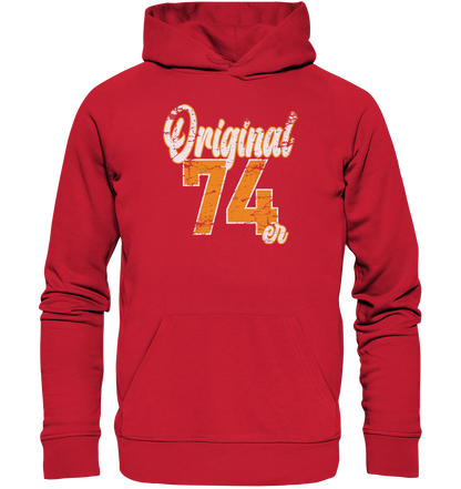 Original 74er 50.Geburtstag - Premium Bio Hoodie