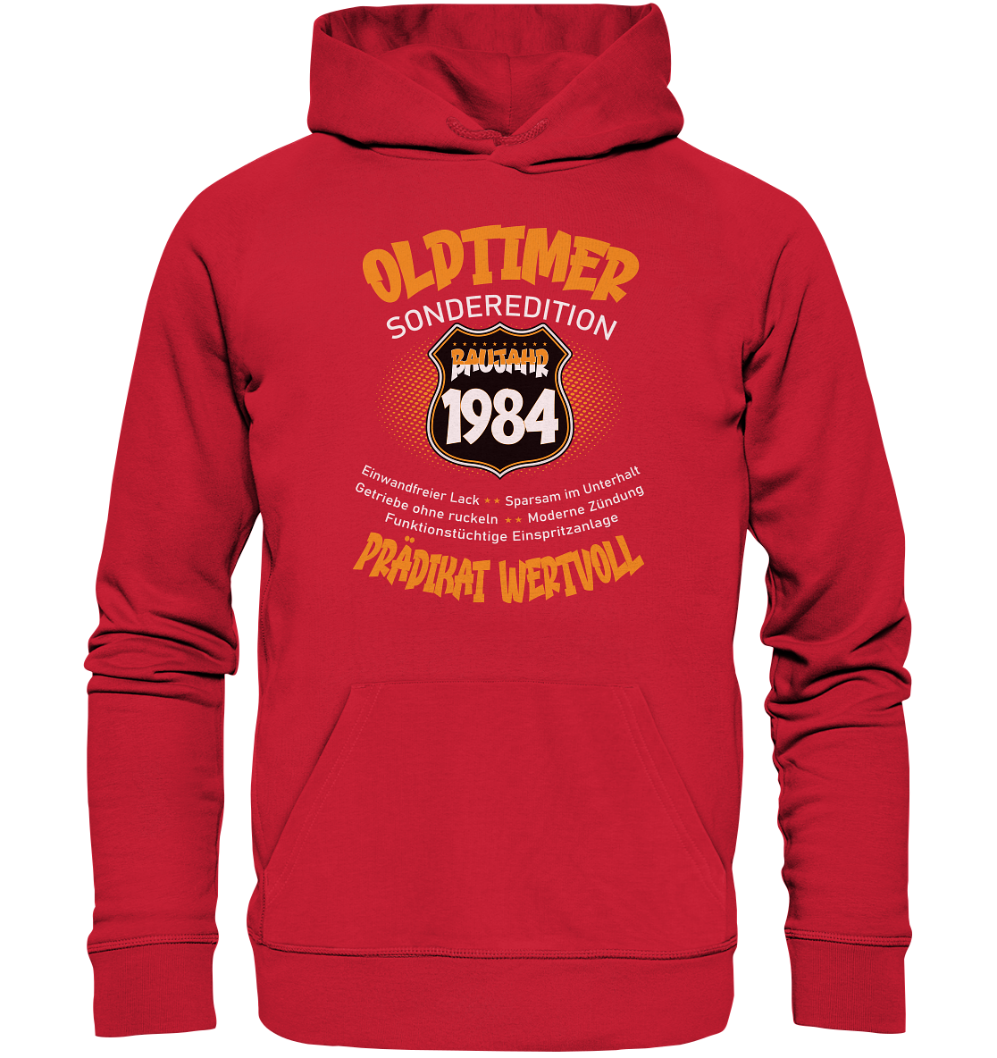 40 Geburtstag Oldtimer Baujahr 1984 - Premium Bio Hoodie