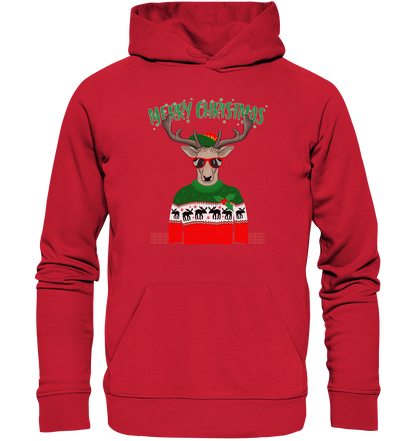 Merry Christmas Rentier - Premium Bio Hoodie