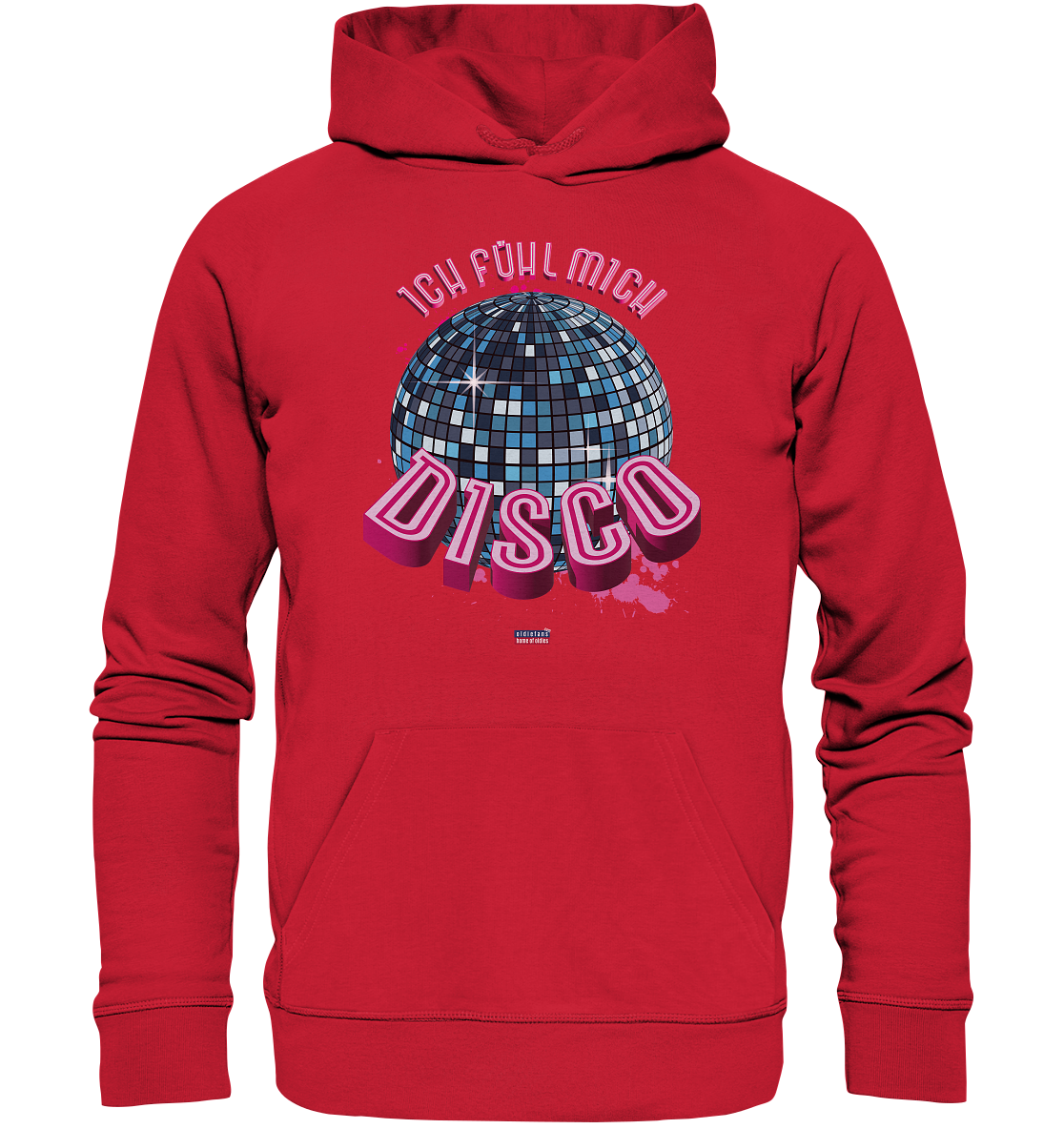 Ich fühl mich Disco - Premium Bio Hoodie