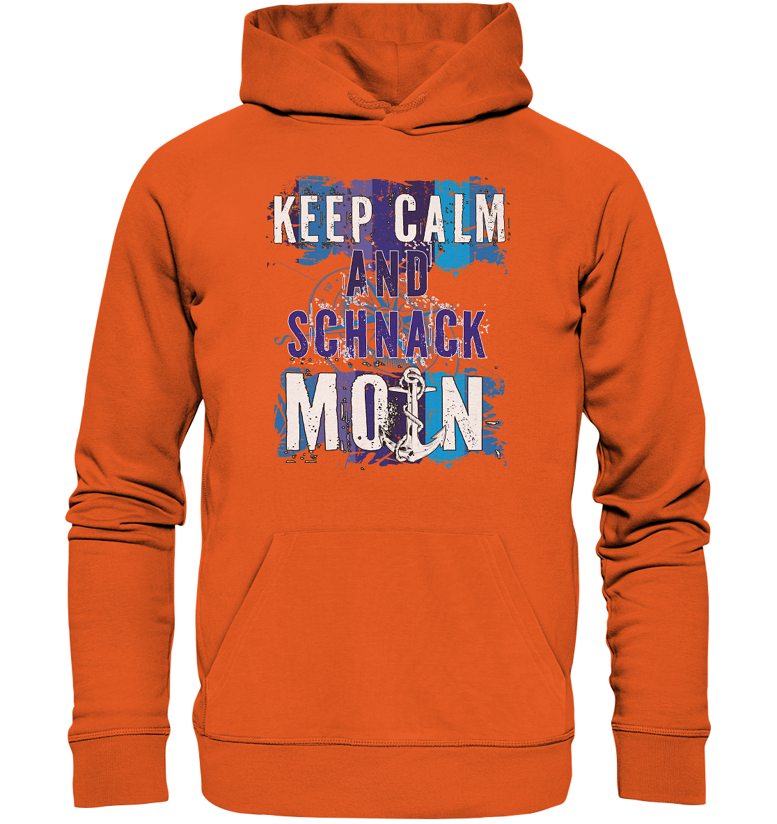 Keep Calm and schnack Moin 2024 - Premium Bio Hoodie