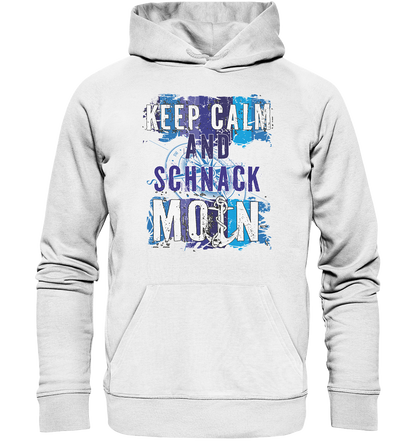 Keep Calm and schnack Moin 2024 - Premium Bio Hoodie