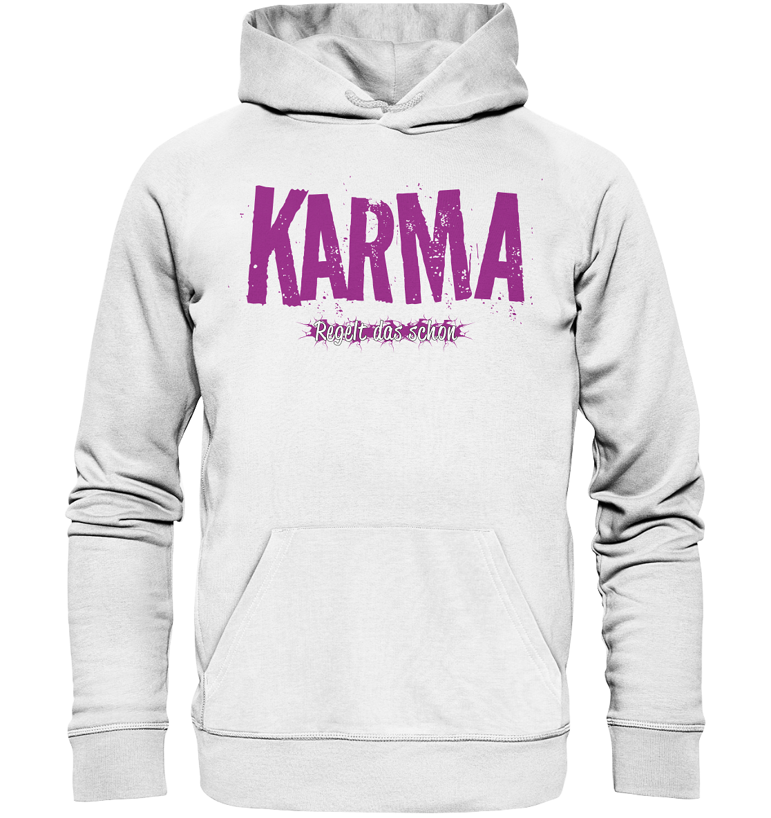 Karma regelt das schon - Premium Bio Hoodie